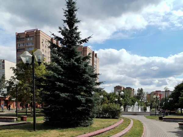 Rusya Gezmek Zheleznodorozhny Deki Şehir Manzarası — Stok fotoğraf