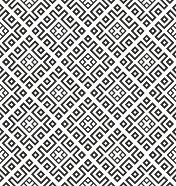 Belarus ulusal süslemelerinde dikdörtgen monokrom var. Slav halkı örnekleri, Rus Belarus, Bulgar, Sırp, Polonya