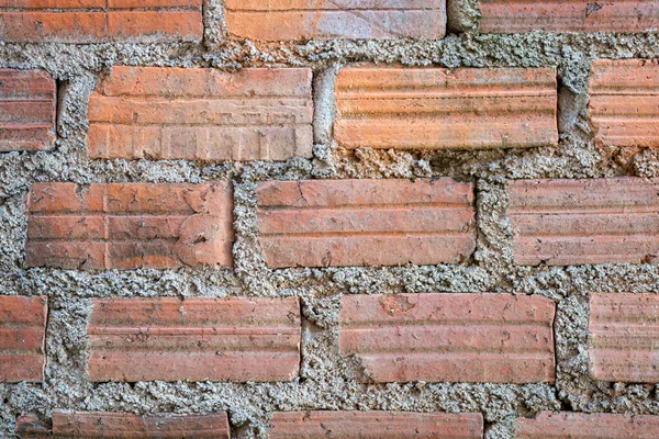 Kırmızı tuğlalı tuğla duvar, kırmızı tuğla arka plan. doku eski duvar kırmızı kiremit