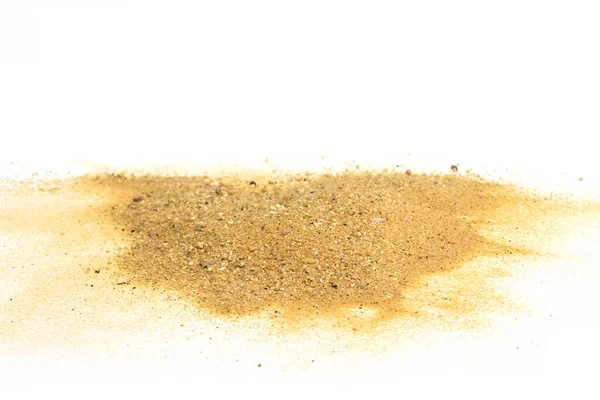 Песчаная Дюна Изолированная Белой Спине — стоковое фото