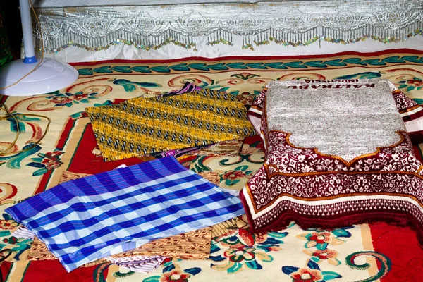 Düğün töreni için bir yer. Asya düğünü. Düğün için kopyalama alanı. 