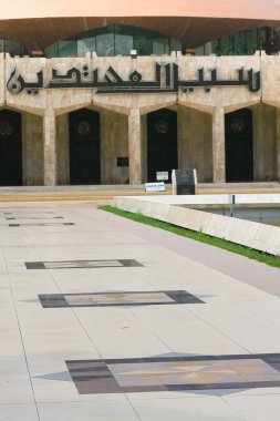 Sabilal Muhtadin Banjarmasin Camii 'nin kapısı. ortam, mimari, camiler, İslam merkezleri, Müslümanlar ve İslam için kopyalama alanı.