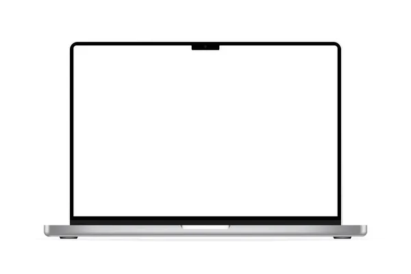 2021 Nouveau Modèle Mince Apple Macbook Pro Avec Processeur Max — Image vectorielle