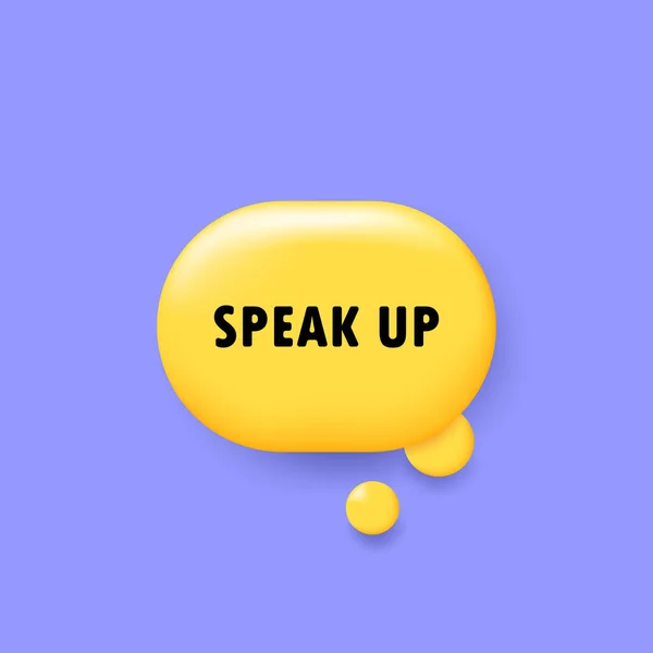 Bicaralah Banner Dengan Gelembung Ucapan Dengan Teks Berbicara Vektor Eps - Stok Vektor