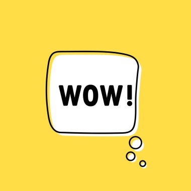 Vay canına mesajlı pankart. Konuşma balonu pankartı. Vektör EPS 10. Beyaz arkaplanda izole.