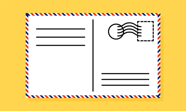 Buchstabensymbol Eine Botschaft Senden Umschlag Symbol Post Später Ein Gespräch — Stockvektor