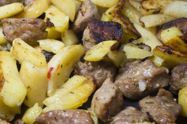 etli patates kızartması