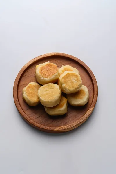 Bakpia 파스크 Bakpia Pathok 설탕을 전형적 카르타 음식이다 선택적 이미지 — 스톡 사진
