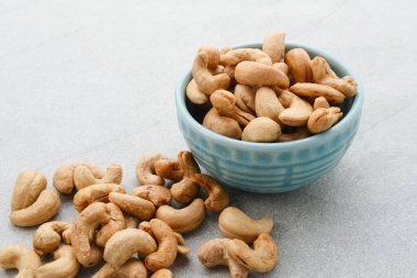 Kaju fıstığı, Endonezya 'da Kacang Mete olarak bilinir. Seçici odak resmi.