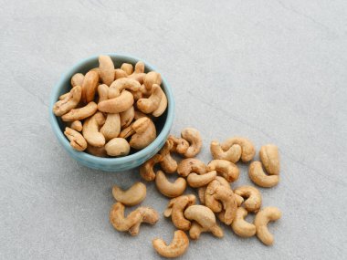 Kaju fıstığı, Endonezya 'da Kacang Mete olarak bilinir. Seçici odak resmi.