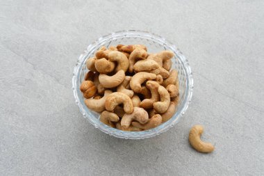 Kaju fıstığı, Endonezya 'da Kacang Mete olarak bilinir. Seçici odak resmi.