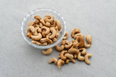 Kaju fıstığı, Endonezya 'da Kacang Mete olarak bilinir. Seçici odak resmi.