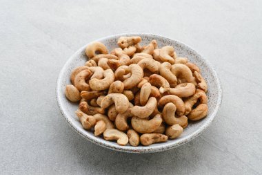 Kaju fıstığı, Endonezya 'da Kacang Mete olarak bilinir. Seçici odak resmi.