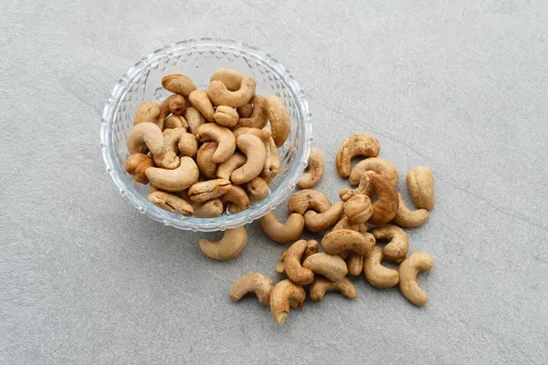 Kešu Nut Indonésii Známý Jako Kacang Mete Selektivní Ostření Obrázku — Stock fotografie