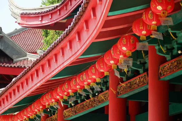 Temple Sampookong Temple Historique Architecture Traditionnelle Chinoise Javanaise Indonésie — Photo