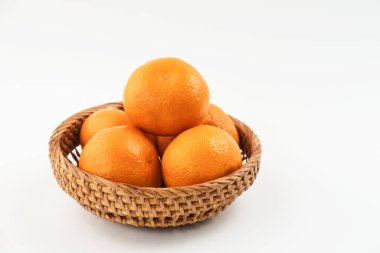 Jeruk Santang Madu (Citrus sinensis), Çin Yeni Yılı sırasında tüketilir. Seçili odak resmi.