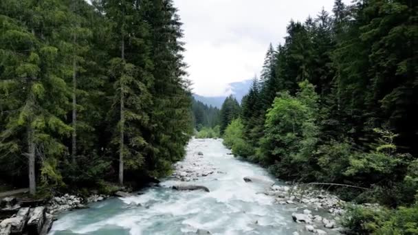 Hava Aracı Dolomitlerdeki Dağ Manzarası — Stok video