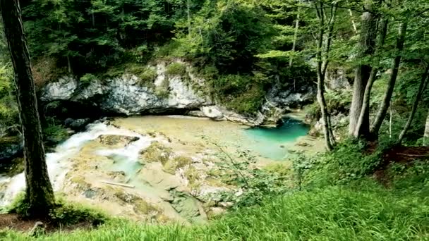 Zomer Landschap Italiaanse Dolomieten — Stockvideo