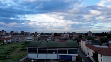 Hava Aracı - İtalya 'nın Busto Arsizio şehrinin manzarası