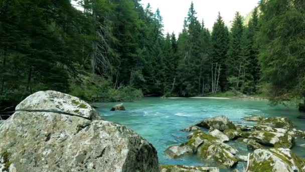 Paisagem Relaxante Nos Alpes — Vídeo de Stock