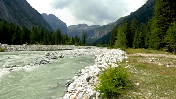 Panorama Los Alpes Italianos — Vídeos de Stock