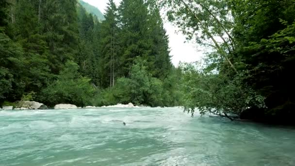 Krajobraz Alpejski Dolomitów Włoskich — Wideo stockowe