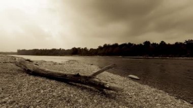 Winter Landscape with River on the National Park - 5K