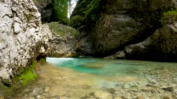 Okouzlená Alpská Krajina Italských Dolomitách — Stock video