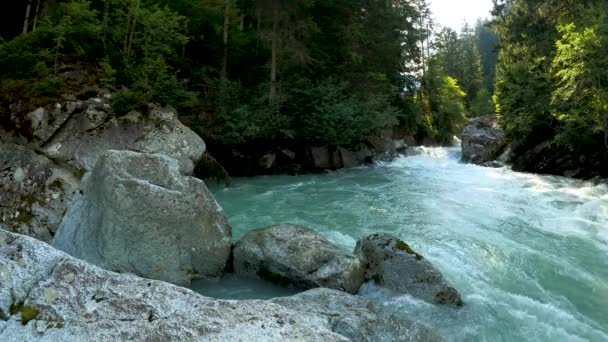 Alpenlandschap Italiaanse Dolomieten — Stockvideo