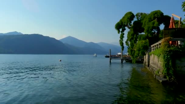Summer Glimpse Lake Orta — Vídeo de Stock