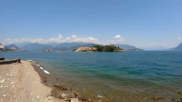 Summer Day Italian Lake — Stockvideo