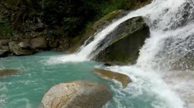 Landscape on the Italian Alps - Folgorida Waterfall - 5K