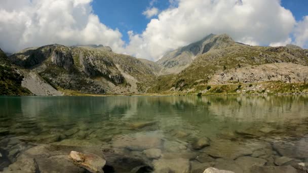 Φανταστικό Τοπίο Υψηλού Υψους Στις Ιταλικές Άλπεις — Αρχείο Βίντεο