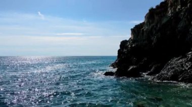 Hava Aracı Gün Batımında Rahatlatıcı Deniz Burnu