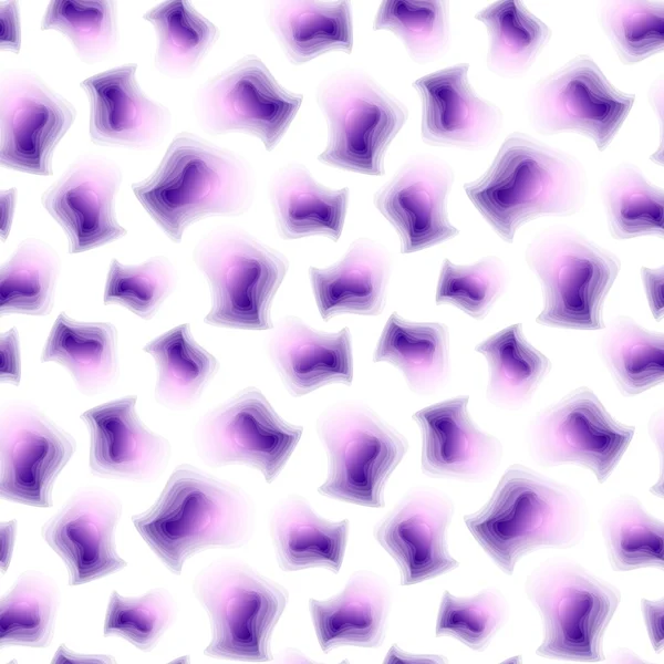 Абстрактний Безшовний Візерунок Яскраво Фіолетових Елементів Суміші Білому Тлі — стоковий вектор