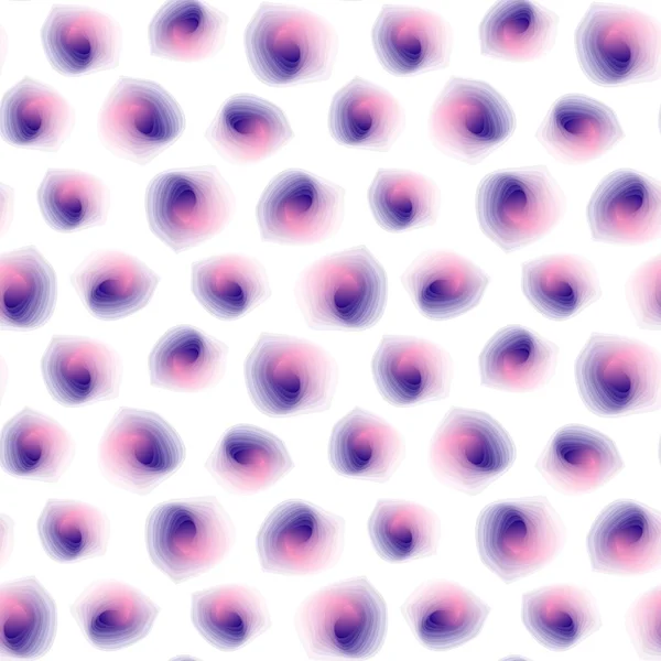 Абстрактный Бесшовный Рисунок Ярко Фиолетовых Элементов Смеси Белом Фоне Стоковая Иллюстрация