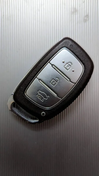 Vehicle Keyless Entry Smart Remote Key Buttons Different Locking Unlocking — Stock Photo, Image