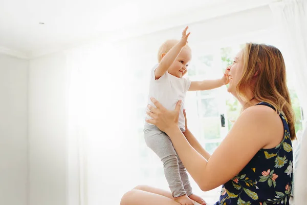 Making every moment of maternity leave count — Stock Photo, Image