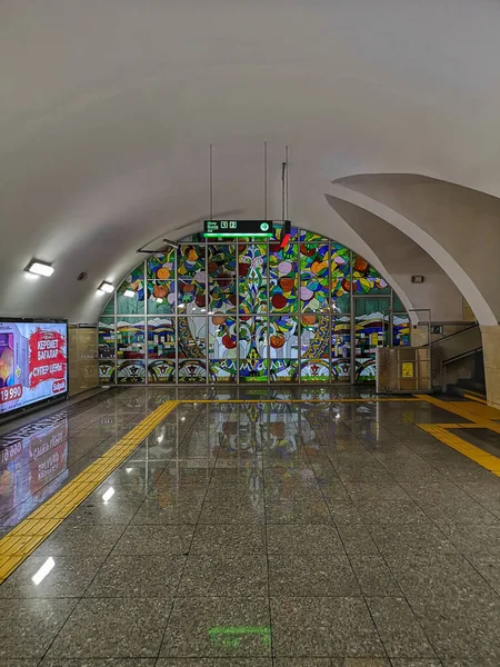 Almaty Kazakhstan November 2019 Almaty Station Almaty Subway Kazakhstan — Photo