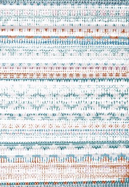 Halı ve Halı tasarımı sıkıntılı desen ve modern renklerle