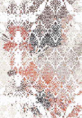 Halı ve Halı tasarımı sıkıntılı desen ve modern renklerle