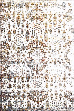 Halı ve Halı tasarımı sıkıntılı desen ve modern renklerle