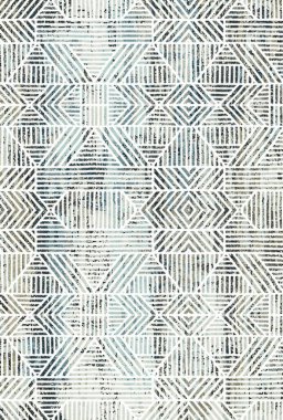 Halı ve Halı tasarımı sıkıntılı desen ve modern renklerle