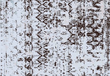 Halı ve Halı tasarımı sıkıntılı desen ve modern renklerle