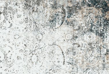 Halı ve Halı tasarımı sıkıntılı desen ve modern renklerle