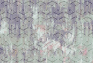 Halı ve Halı tasarımı sıkıntılı desen ve modern renklerle