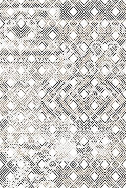 Halı ve Halı tasarımı sıkıntılı desen ve modern renklerle