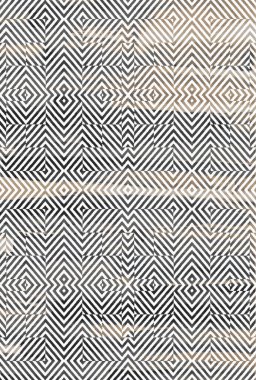 Halı ve Halı tasarımı sıkıntılı desen ve modern renklerle