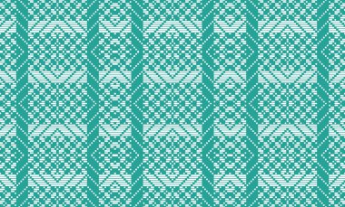 Woven designs with texture and modern colors on isolated white canvas