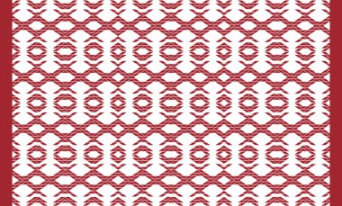 Woven designs with texture and modern colors on isolated white canvas